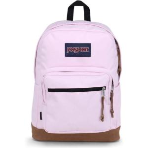 JanSport Right Pack Backpack – Durable Daypack with Padded 15″ Laptop Sleeve, Spacious Main Compartment & Integrated Water Bottle Pocket – Black(Pink Ice)