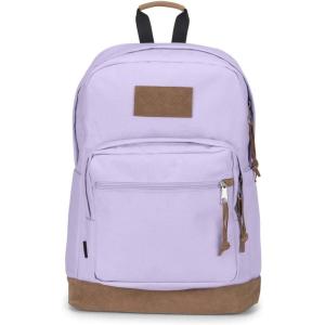 JanSport Right Pack Premium Backpack – Daypack with 15″ Laptop Sleeve, Main Compartment, Water Bottle Pocket, Cargo Green(Pastel Lilac)