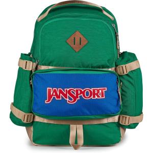 JanSport Seattle Pack – Durable Backpack with Main Compartment, Dual Water Bottle Pockets, and Zippered Plush Lined Laptop Compartment, Red Tape(Jelly Kelly)