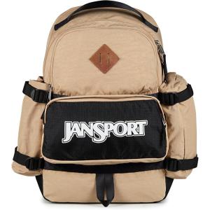 JanSport Seattle Pack – Durable Backpack with Main Compartment, Dual Water Bottle Pockets, and Zippered Plush Lined Laptop Compartment, Red Tape(Travertine)