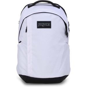 JanSport Station Pack – Large Backpack with Side Access Padded Laptop Sleeve, Dual Water Bottle Pockets, and Organizer Loft Pocket, White(White)