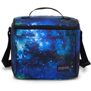 JanSport Super Snack – Insulated Lunch Bag with BPA-Free Liner, Zipper Top Opening, and Adjustable Shoulder Strap, Cyberspace Galaxy(Cyberspace Galaxy)
