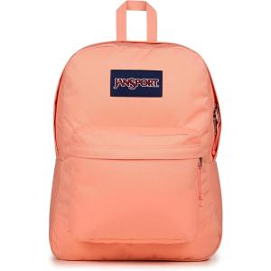 JanSport SuperBreak One Backpacks – Durable, Lightweight Bag with 1 Main Compartment, Front Utility Pocket with Built-in Organizer – Premium Backpack, Russet Red(Peach Bum)