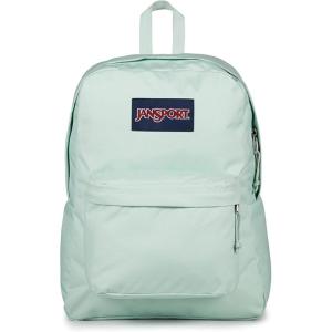 JanSport SuperBreak One Backpacks – Durable, Lightweight Bag with 1 Main Compartment, Front Utility Pocket with Built-in Organizer – Premium Backpack, Russet Red(Fresh Mint)