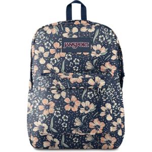 JanSport SuperBreak One Backpacks – Durable, Lightweight Bag with 1 Main Compartment, Front Utility Pocket with Built-in Organizer – Premium Backpack, Russet Red(Fields of Paradise)