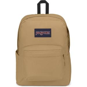 JanSport SuperBreak Plus Backpack with Padded 15-inch Laptop Sleeve and Integrated Bottle Pocket – Spacious and Durable Daypack for Work and Travel – Army Green(Curry)