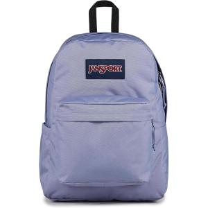 JanSport SuperBreak Plus Backpack with Padded 15-inch Laptop Sleeve and Integrated Bottle Pocket – Spacious and Durable Daypack for Work and Travel – Black(Lavender Ash)