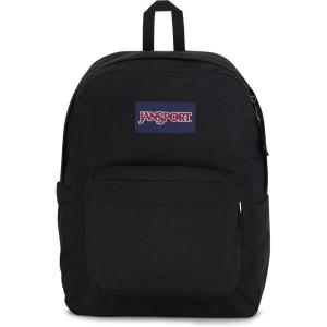 JanSport Superbreak Backpack – Durable, Lightweight Premium Backpack, Red Tape(Black)