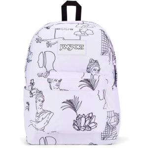 JanSport Superbreak Backpack – Durable, Lightweight Premium Backpack, Red Tape(Color Me Vaporwave)