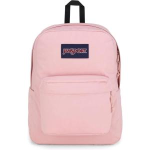 JanSport Superbreak Backpack – Durable, Lightweight Premium Backpack, Red Tape(Misty Rose)