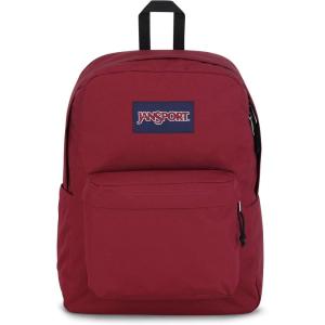 JanSport Superbreak Backpack – Durable, Lightweight Premium Backpack, Red Tape(Russet Red)