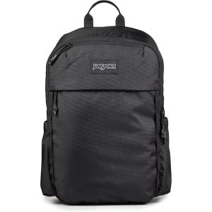 JanSport Venture Pack – Travel Pack With Large Main Compartment with Compression Straps, Dual Water Bottle Pockets, Padded Hip Belt & Luggage Trolley Pass-Through, Cargo Green(Black)