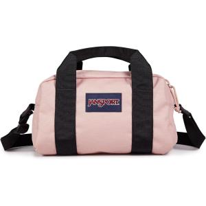JanSport Weekender Duffel – Travel or Gym Bag, Durable Weekender with Front Utility Pocket & Side Grab Handles(Misty Rose)
