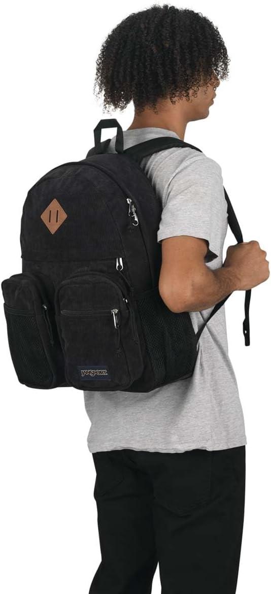 imageJanSport Granby Remix Backpack  Work Travel or Laptop Bookbag Travertine CorduroyBlack Corduroy