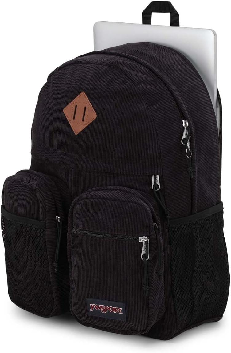 imageJanSport Granby Remix Backpack  Work Travel or Laptop Bookbag Travertine CorduroyBlack Corduroy