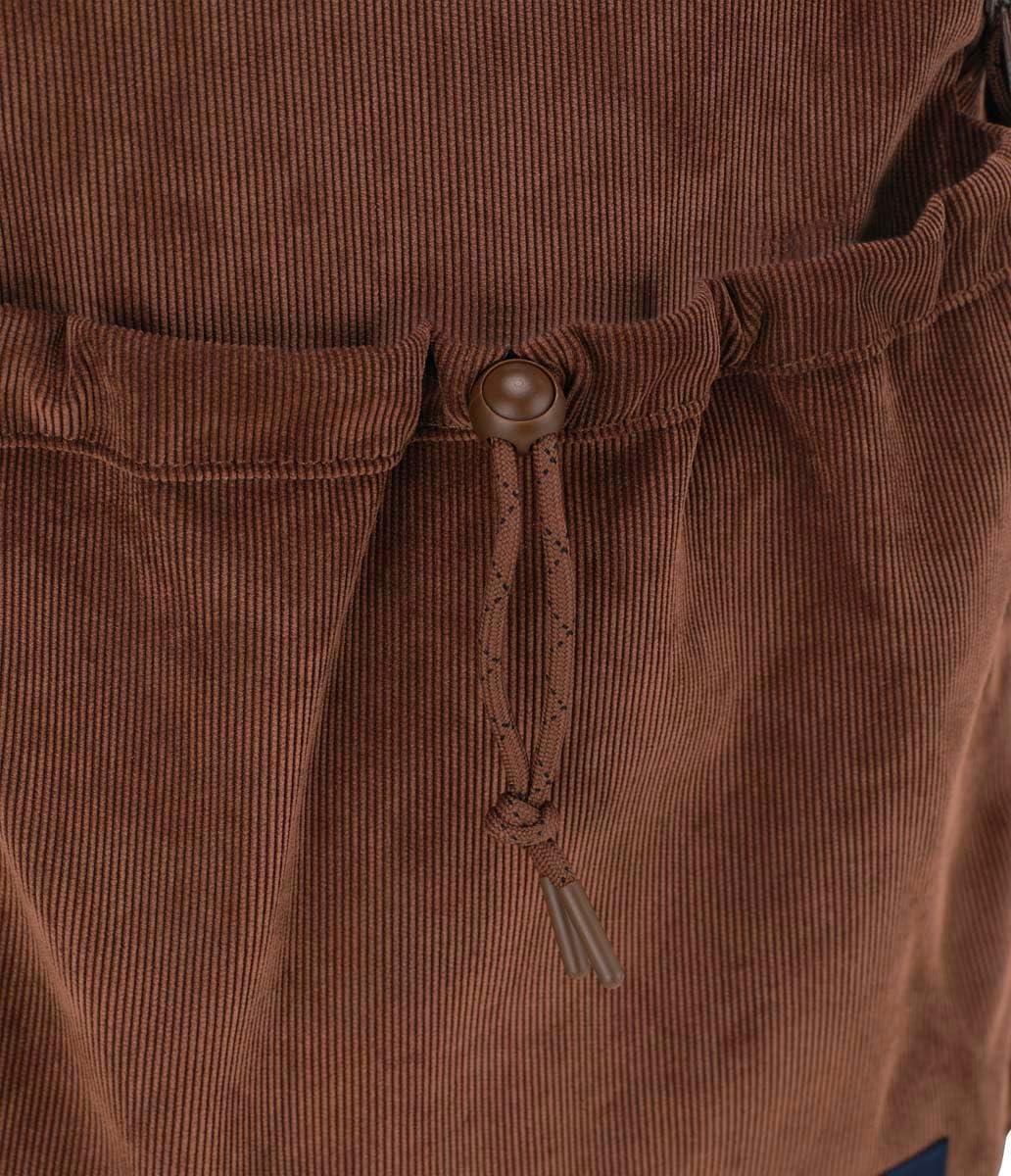 imageJanSport Lounge Pack FX Large Main Compartment Dual Water Bottle Pockets Front Drawcord Pocket Padded Laptop Sleeve Black CorduroyBasic Brown