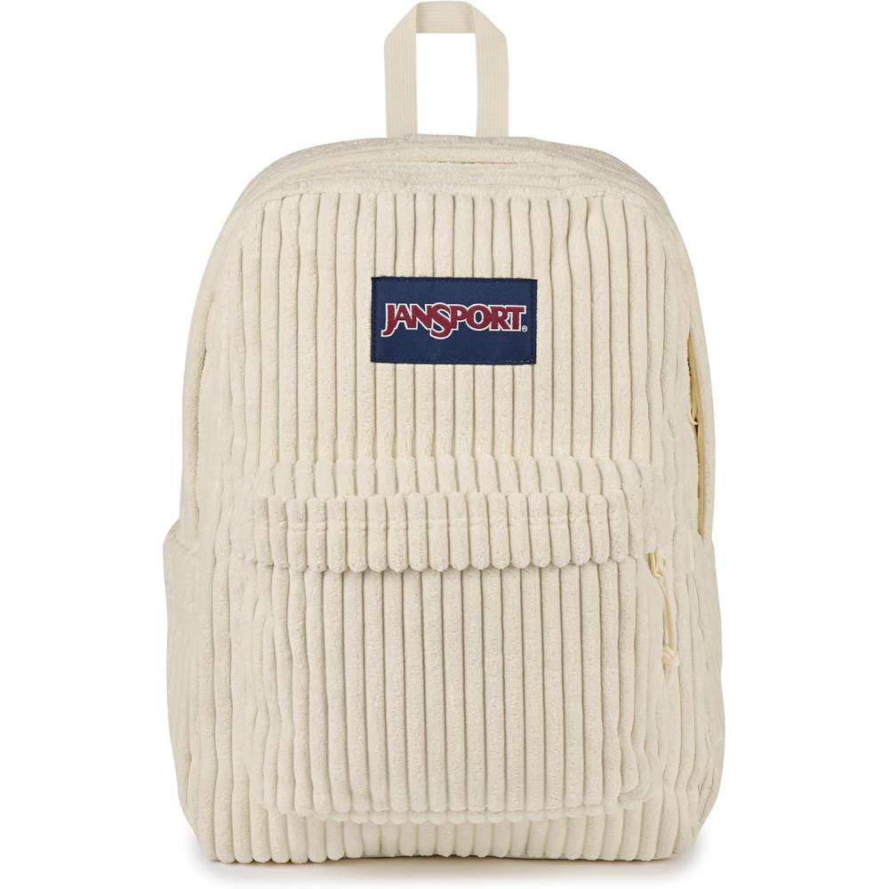 imageJanSport Superbreak Plus FX Backpack  Work Travel or Laptop Bag with Water Bottle Pocket  Surreal Corduroy CoconutSurreal Corduroy Coconut