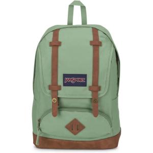 JanSport Cortlandt Laptop Backpack, Black, 15” Laptop Sleeve-Synthetic Leather Shoulder Computer Bag with Large Compartment, Padded Straps- Rucksack for Men, Women(Loden Frost)