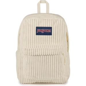 JanSport Superbreak Plus FX Backpack – Work, Travel, or Laptop Bag with Water Bottle Pocket – Surreal Corduroy Coconut(Surreal Corduroy Coconut)