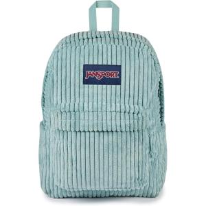 JanSport Superbreak Plus FX Backpack – Work, Travel, or Laptop Bag with Water Bottle Pocket – Surreal Corduroy Coconut(Surreal Corduroy Sage)