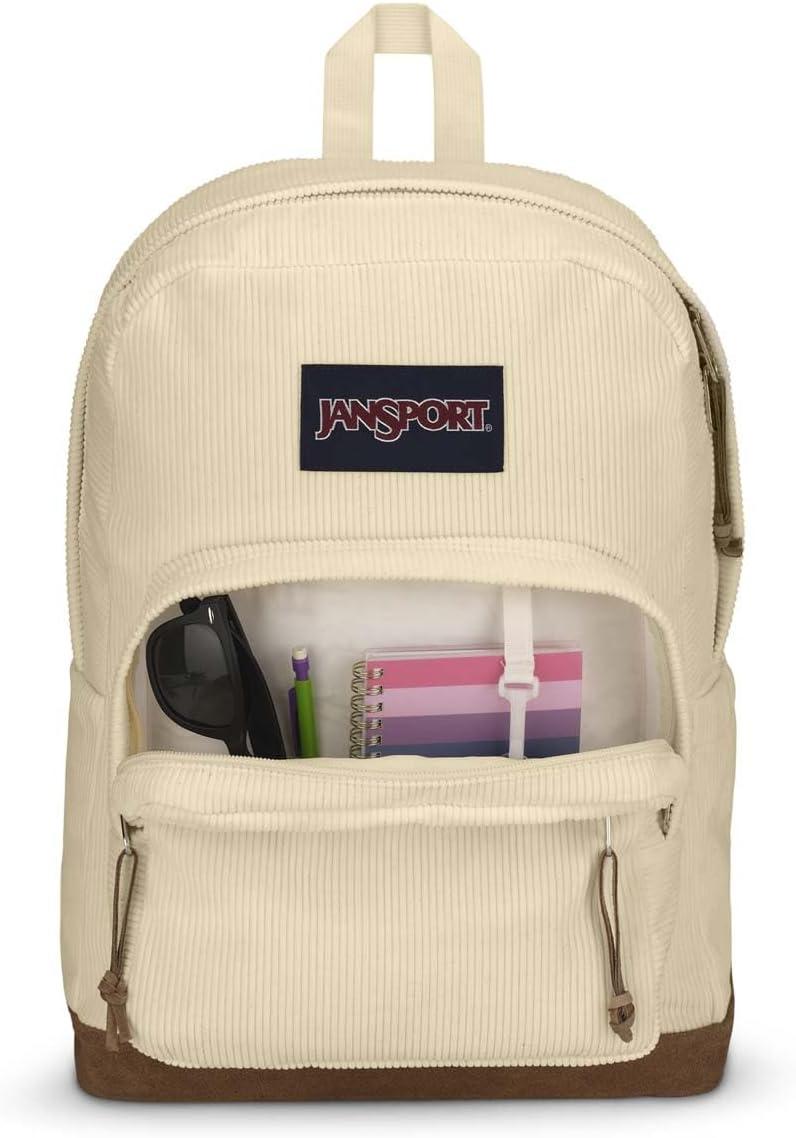 imageJanSport Right Pack Expressions Backpack  Travel Work or Laptop Bag  Curry CorduroyCoconut Corduroy