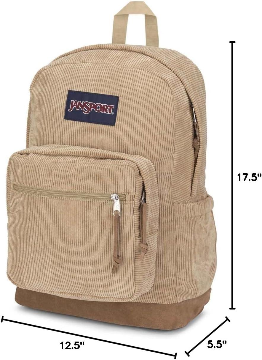 imageJanSport Right Pack Expressions Backpack  Travel Work or Laptop Bag  Curry CorduroyCurry Corduroy