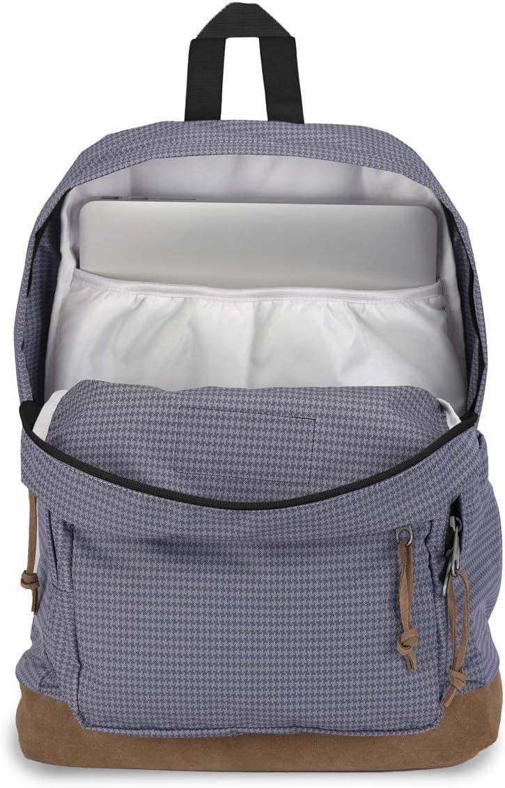 imageJanSport Right Pack Expressions Backpack  Travel Work or Laptop Bag  Curry CorduroyHoundstooth Pastel Lilac