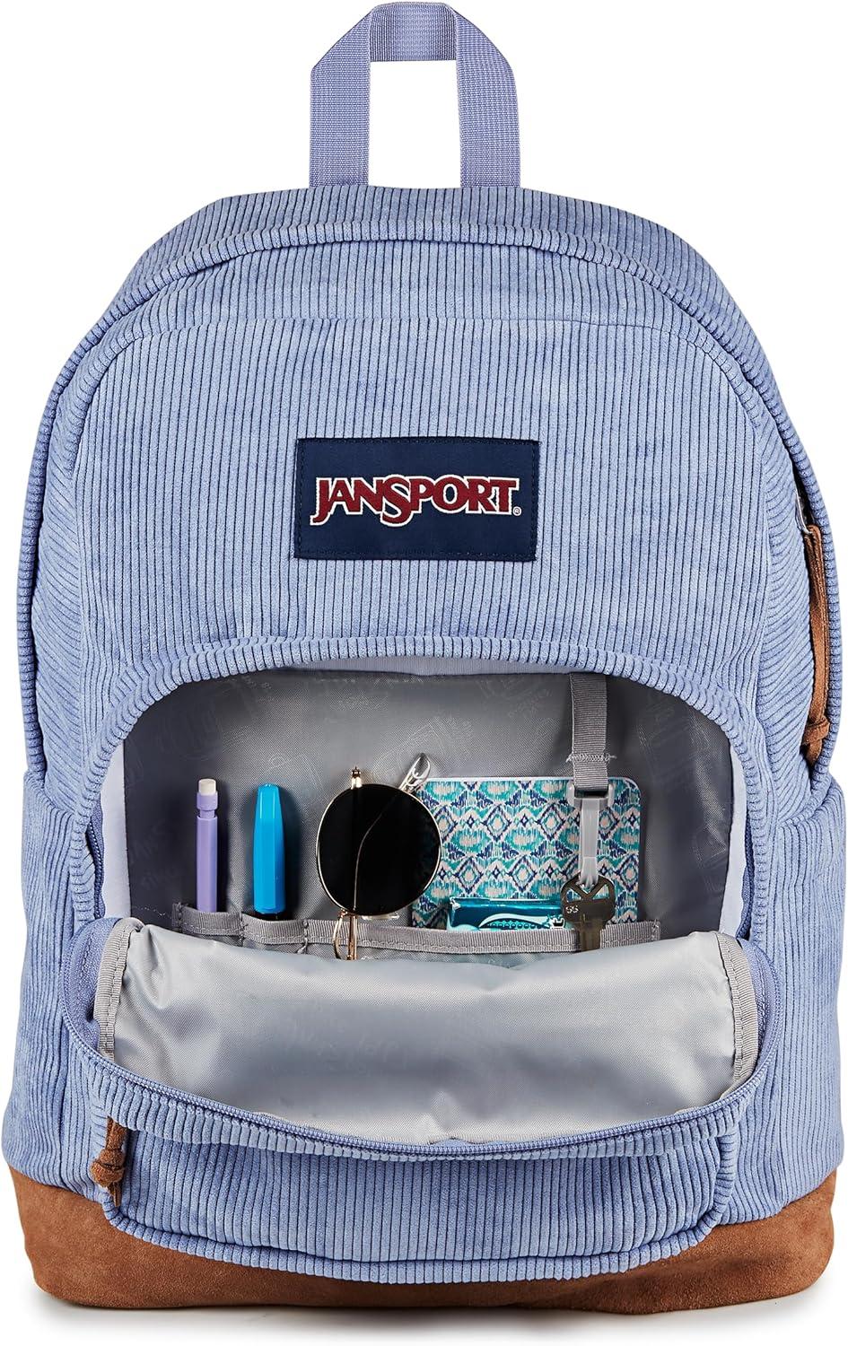 imageJanSport Right Pack Expressions Backpack  Travel Work or Laptop Bag  Curry CorduroyLavender Ash Corduroy