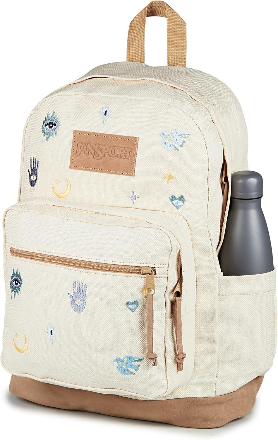 imageJanSport Right Pack Expressions Backpack  Travel Work or Laptop Bag  Curry CorduroySurreal Mirage Embroidery