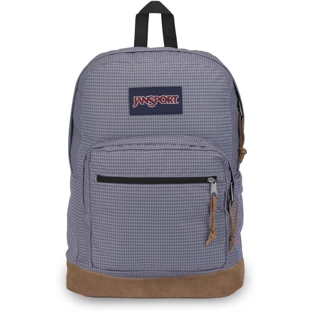 imageJanSport Right Pack Expressions Backpack  Travel Work or Laptop Bag  Curry CorduroyHoundstooth Pastel Lilac
