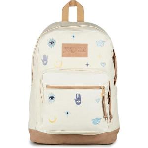 JanSport Right Pack Expressions Backpack – Travel, Work, or Laptop Bag – Curry Corduroy(Surreal Mirage Embroidery)